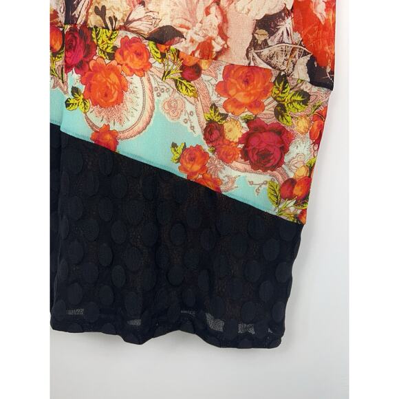 Vintage Jean Paul Gaultier Soleil Fuzzi Patchwork Mesh Dress 90s/2000s /L - Picture 5 of 12